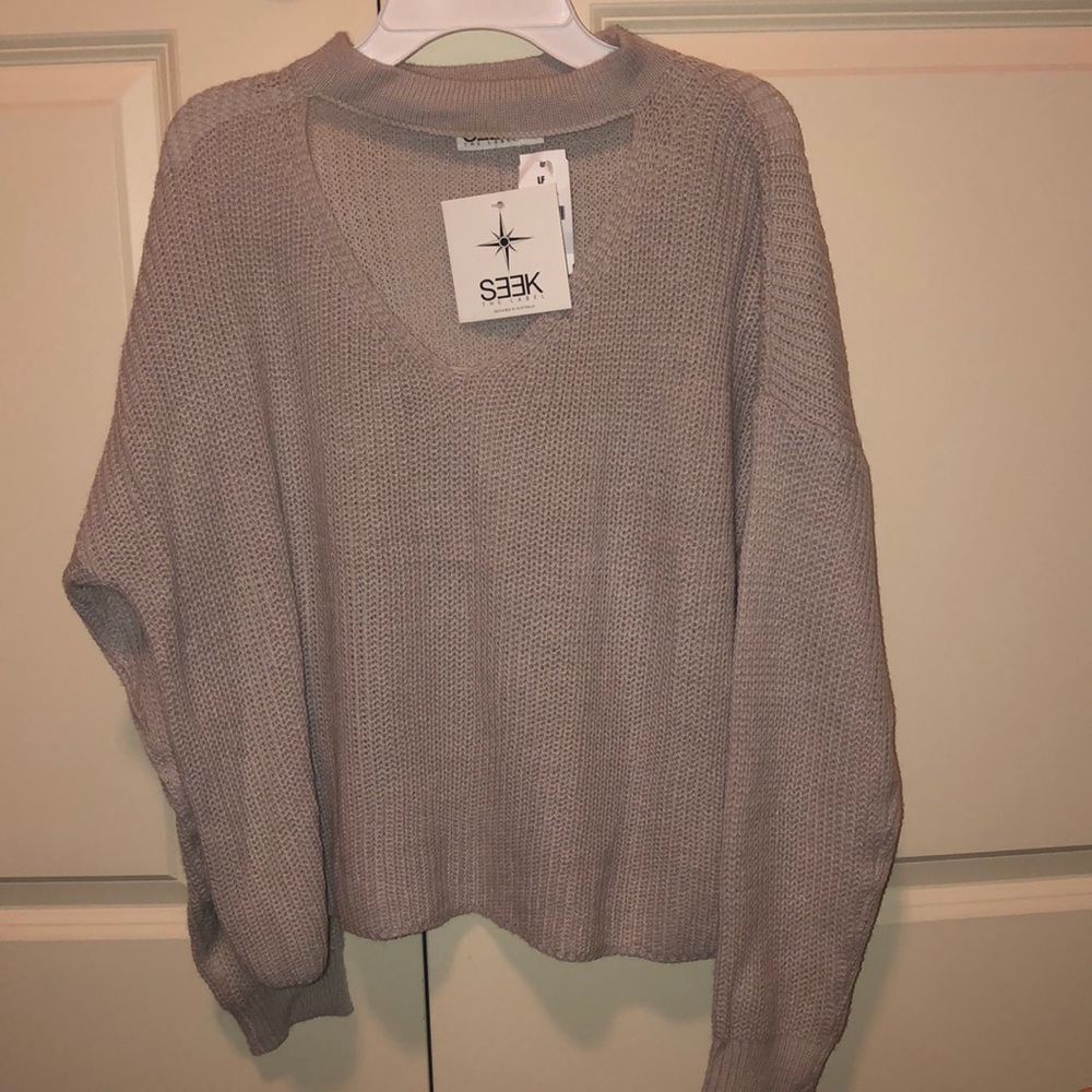 Semi Cropped Sweater